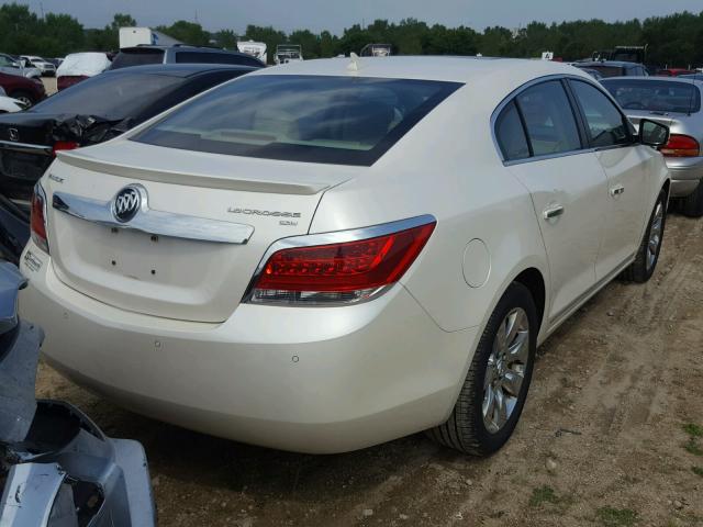 1G4GC5EC5BF282086 - 2011 BUICK LACROSSE C WHITE photo 4