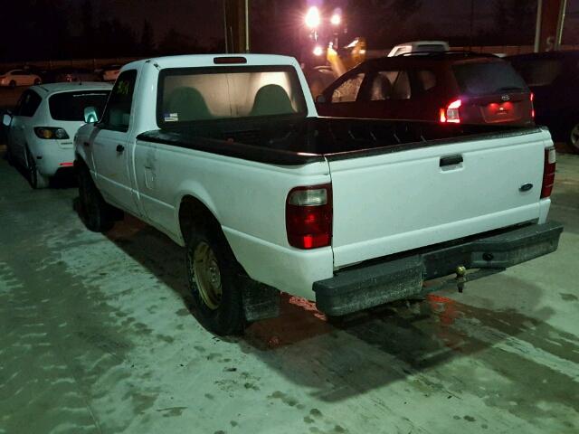 1FTYR10E91TA81493 - 2001 FORD RANGER WHITE photo 3