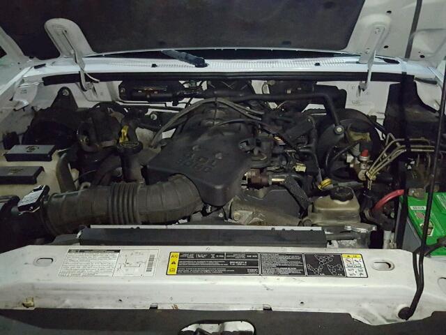 1FTYR10E91TA81493 - 2001 FORD RANGER WHITE photo 7