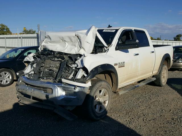 3C6UR5DJ6EG258704 - 2014 RAM 2500 SLT WHITE photo 2