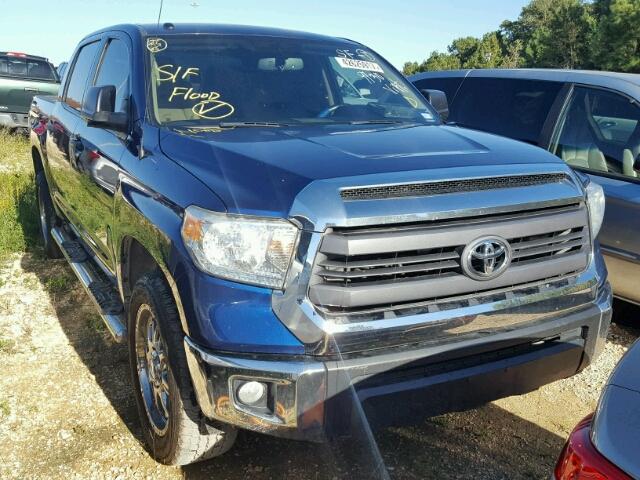 5TFEY5F10EX161474 - 2014 TOYOTA TUNDRA CRE BLUE photo 1