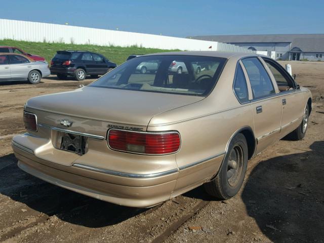 1G1BL52W2TR194070 - 1996 CHEVROLET CAPRICE CL ოქროსფერი ფოტო 4