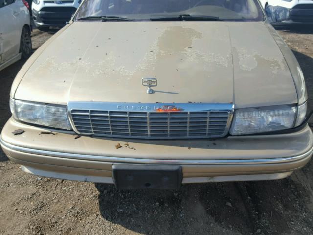 1G1BL52W2TR194070 - 1996 CHEVROLET CAPRICE CL ოქროსფერი ფოტო 7