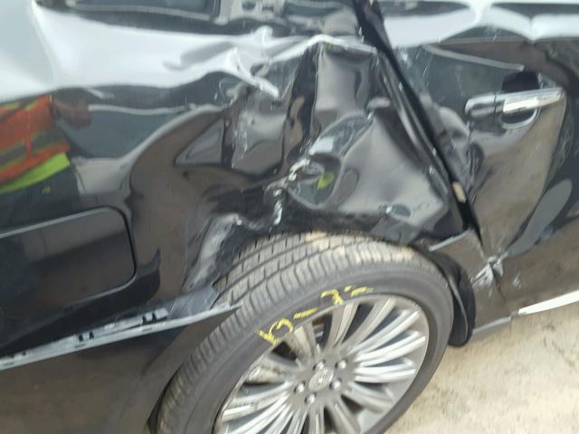 1LNHL9DK5DG606543 - 2013 LINCOLN MKS BLACK photo 10