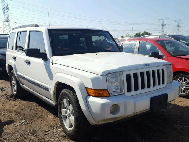 1J8HG48K86C198449 - 2006 JEEP COMMANDER WHITE photo 1