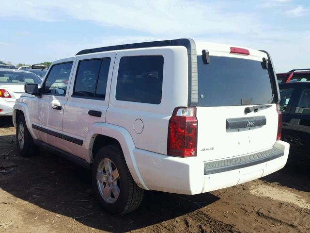 1J8HG48K86C198449 - 2006 JEEP COMMANDER WHITE photo 3