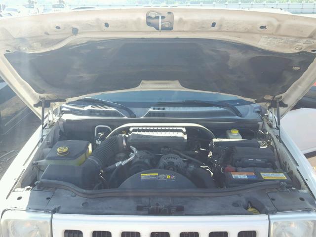 1J8HG48K86C198449 - 2006 JEEP COMMANDER WHITE photo 7