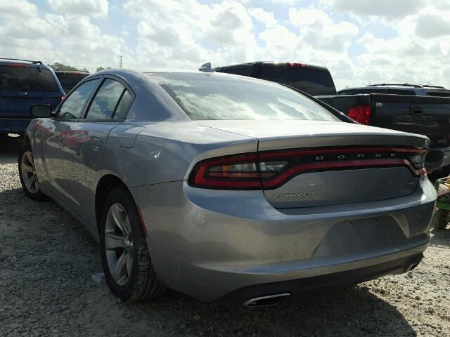 2C3CDXHG0GH166685 - 2016 DODGE CHARGER SX GRAY photo 3