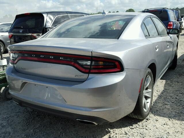 2C3CDXHG0GH166685 - 2016 DODGE CHARGER SX GRAY photo 4