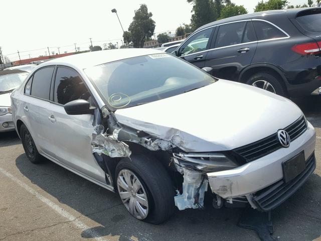 3VW2K7AJXCM329967 - 2012 VOLKSWAGEN JETTA BASE 银色 照片 1