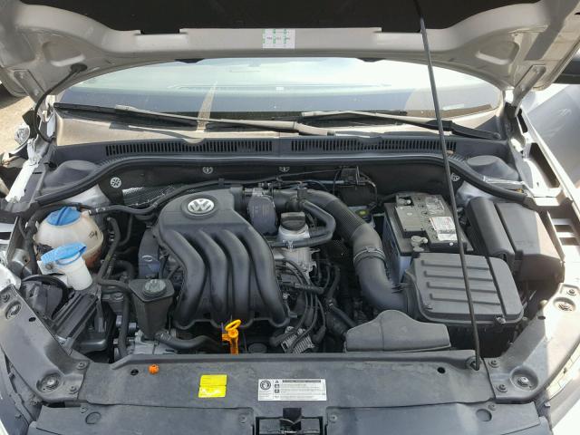 3VW2K7AJXCM329967 - 2012 VOLKSWAGEN JETTA BASE 银色 照片 7