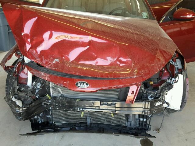 5XXGN4A71FG482889 - 2015 KIA OPTIMA EX RED photo 7