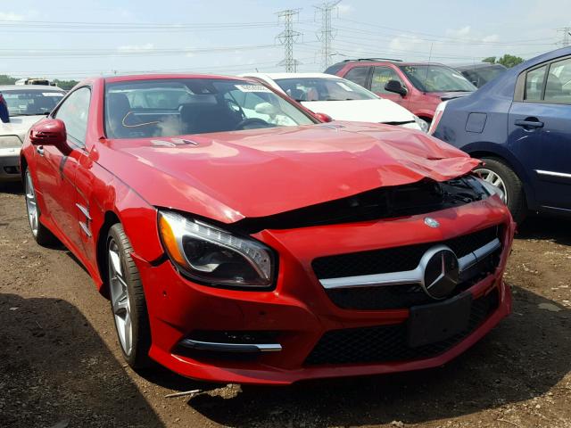 WDDJK7DA0DF020896 - 2013 MERCEDES-BENZ SL 550 RED photo 1