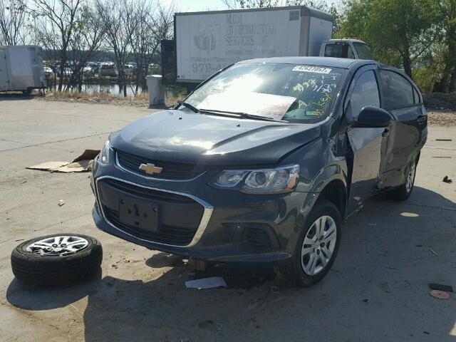 1G1JB5SH7H4130305 - 2017 CHEVROLET SONIC CHARCOAL photo 2