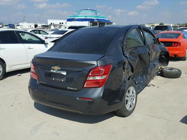 1G1JB5SH7H4130305 - 2017 CHEVROLET SONIC CHARCOAL photo 6