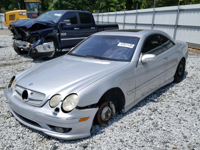 WDBPJ76J03A031802 - 2003 MERCEDES-BENZ CL 600 SILVER photo 2