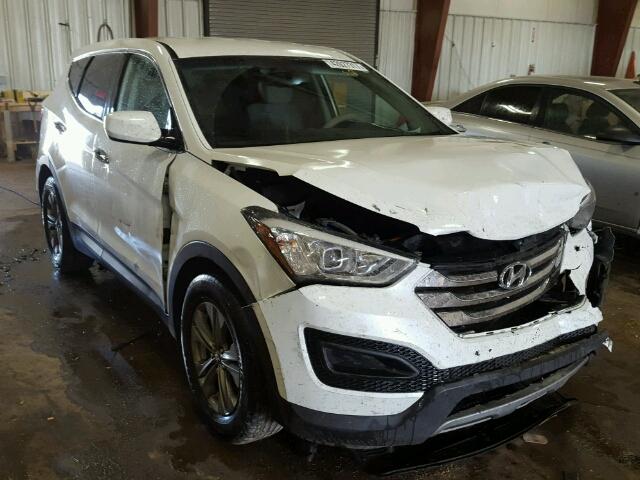 5XYZTDLB5EG132529 - 2014 HYUNDAI SANTA FE S WHITE photo 1