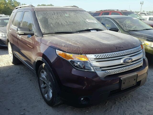 1FMHK7D8XBGA53672 - 2011 FORD EXPLORER X MAROON photo 1