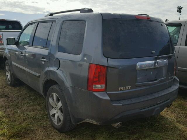 5FNYF3H96DB031606 - 2013 HONDA PILOT GRAY photo 3