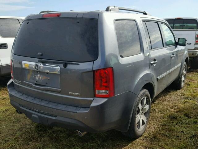 5FNYF3H96DB031606 - 2013 HONDA PILOT GRAY photo 4