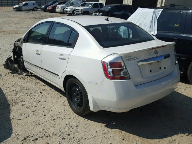 3N1AB6AP1BL714435 - 2011 NISSAN SENTRA 2.0 WHITE photo 3