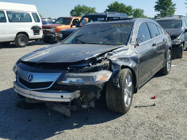 19UUA8F51CA037591 - 2012 ACURA TL GRAY photo 2