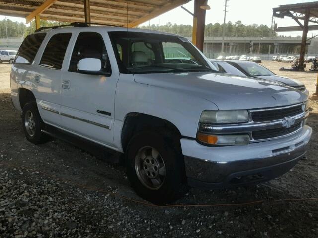 1GNEK13TX1R160239 - 2001 CHEVROLET TAHOE K150 WHITE photo 1