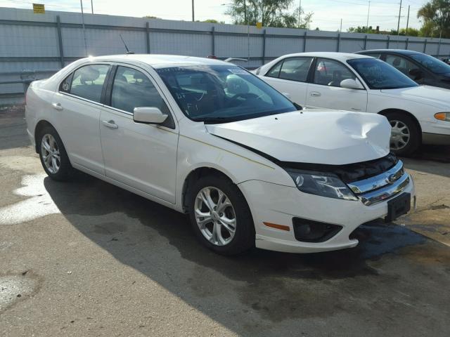 3FAHP0HA4CR145774 - 2012 FORD FUSION WHITE photo 1