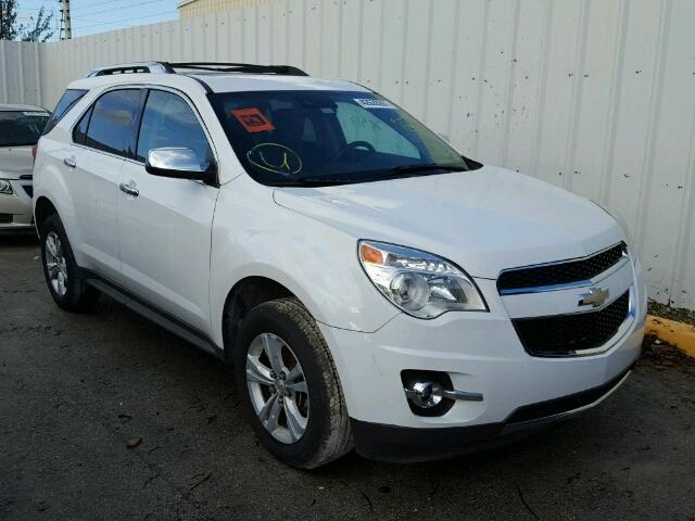 1GNALFEK0DZ102920 - 2013 CHEVROLET EQUINOX LT WHITE photo 1