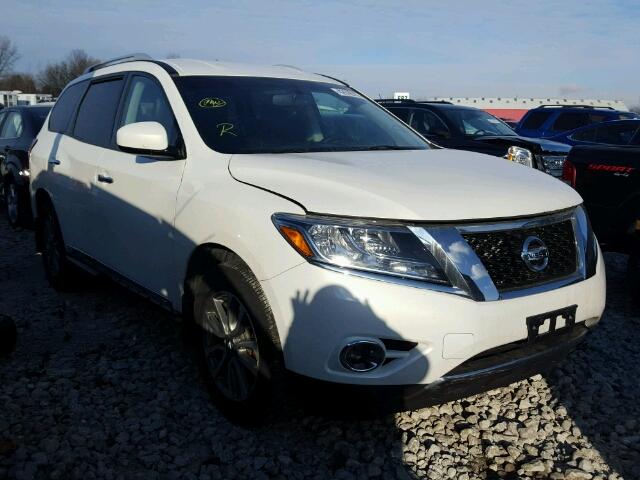 5N1AR2MM9DC603824 - 2013 NISSAN PATHFINDER WHITE photo 1