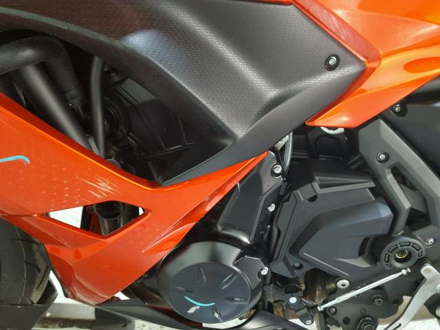 JKAEXEJ10HDA00605 - 2017 KAWASAKI EX650 J ORANGE photo 11