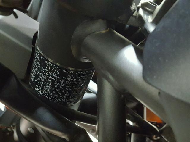 JKAEXEJ10HDA00605 - 2017 KAWASAKI EX650 J 橙色 照片 19