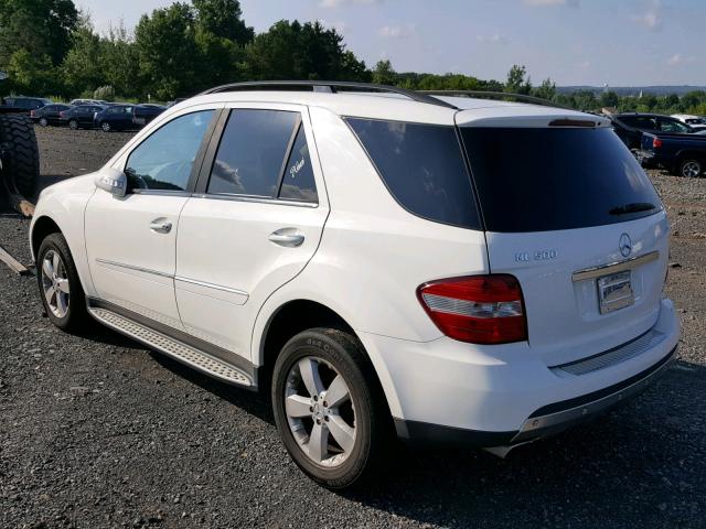 4JGBB75E47A253936 - 2007 MERCEDES-BENZ ML 500 WHITE photo 3