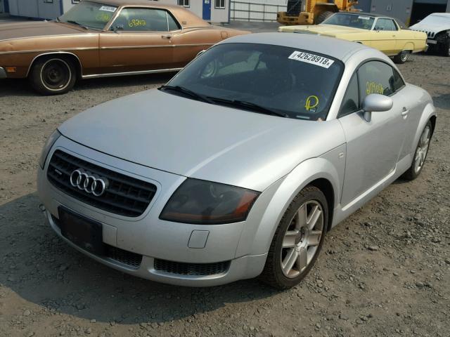 TRUWT28N831003875 - 2003 AUDI TT QUATTRO SILVER photo 2