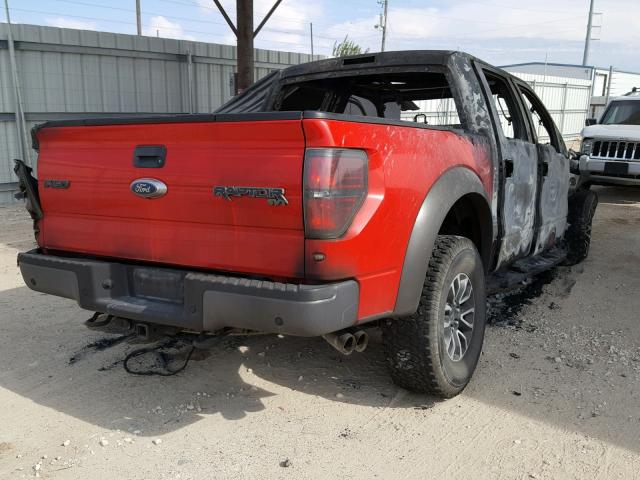 1FTFW1R62DFA92754 - 2013 FORD F150 SVT R BURN photo 4