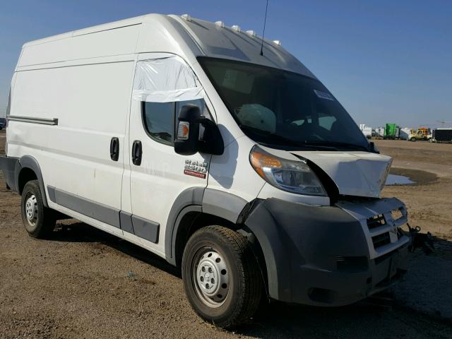 3C6TRVCGXGE104500 - 2016 RAM PROMASTER WHITE photo 1