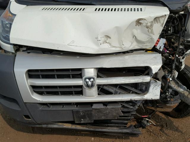 3C6TRVCGXGE104500 - 2016 RAM PROMASTER WHITE photo 7