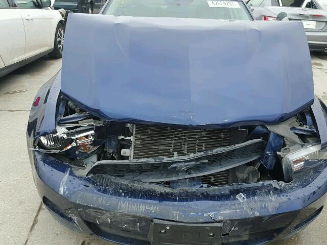 1ZVBP8AN9A5152230 - 2010 FORD MUSTANG BLUE photo 7