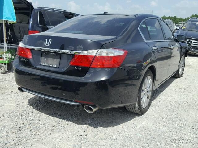 1HGCR3F80DA038136 - 2013 HONDA ACCORD EXL GRAY photo 4