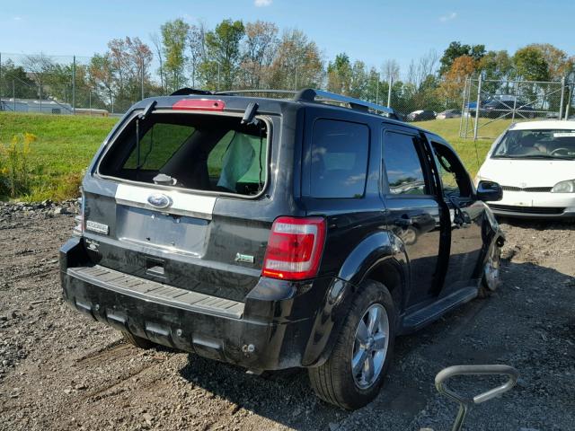 1FMCU9EG2CKC59346 - 2012 FORD ESCAPE LIM BLACK photo 4