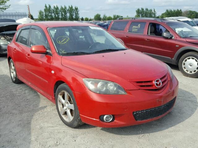 JM1BK143051347181 - 2005 MAZDA 3 HATCHBAC RED photo 1