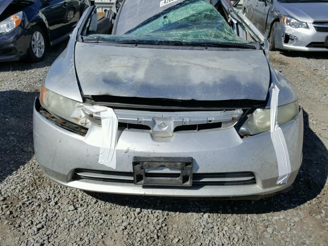 2HGFA16508H328866 - 2008 HONDA CIVIC LX SILVER photo 7