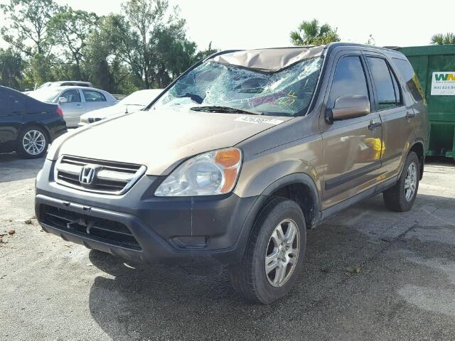 SHSRD78843U145698 - 2003 HONDA CR-V EX BROWN photo 2