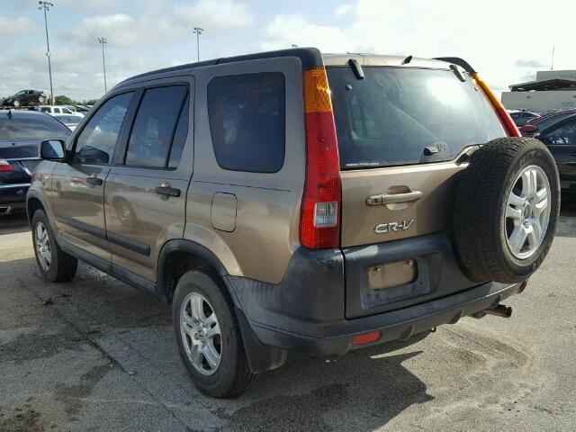 SHSRD78843U145698 - 2003 HONDA CR-V EX BROWN photo 3