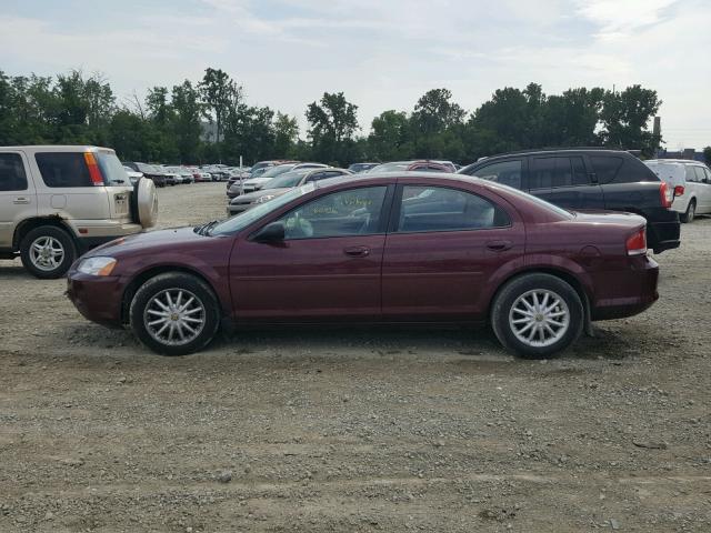 1C3EL46R32N239191 - 2002 CHRYSLER SEBRING LX BURGUNDY photo 10