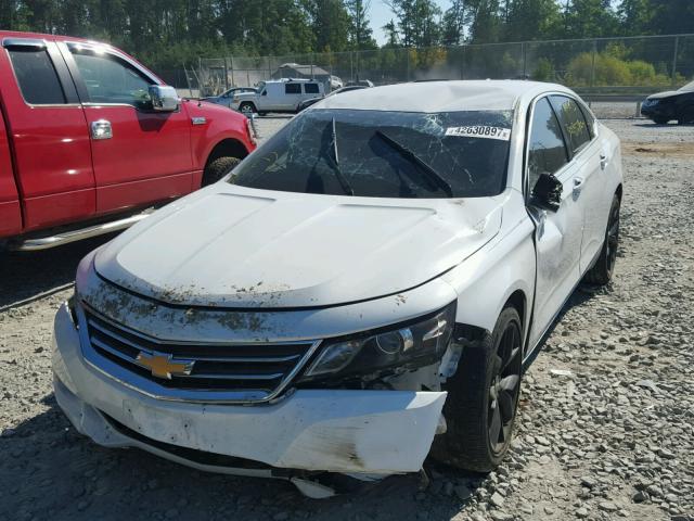 1G1125S35EU107346 - 2014 CHEVROLET IMPALA LT WHITE photo 2