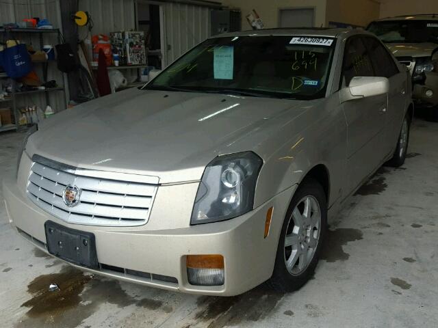 1G6DP577470115694 - 2007 CADILLAC CTS HI FEA BEIGE photo 2