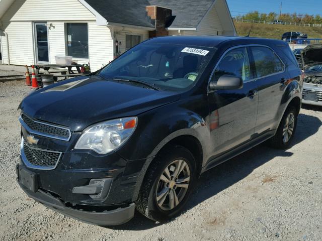 2GNALBEK1C1100075 - 2012 CHEVROLET EQUINOX LS BLACK photo 2