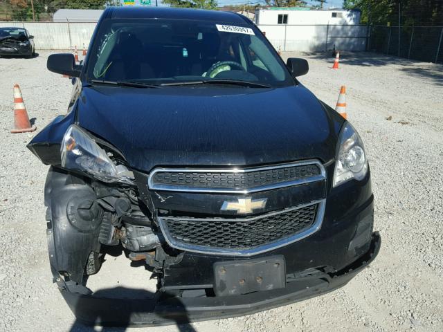 2GNALBEK1C1100075 - 2012 CHEVROLET EQUINOX LS BLACK photo 9