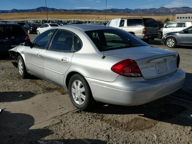 1FAFP56UX7A175475 - 2007 FORD TAURUS SEL SILVER photo 3